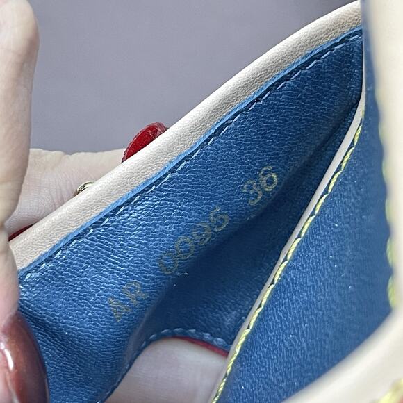 Louis Vuitton Blue Monogram Denim Kitten Heels Mules Slides Size EU 36 - Picture 6 of 11